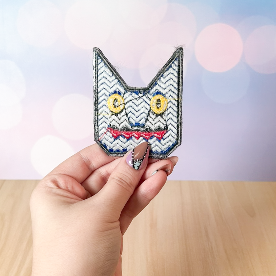 Michael Mell Bunny and Blue Cat Hoodie Patches | Be More Chill Inspired Broadway Cosplay Embroidered Patches
