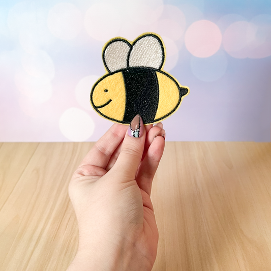 Bee's Shirt Applique Patch | Bee and Puppycat Inspired Embroidered Patch