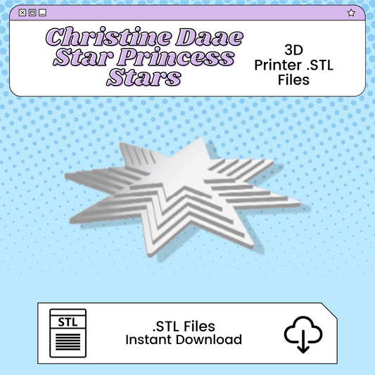 Christine Daae's Star Princess Star 3D Print File Inspired by Phantom of the Opera | STL for Cosplay
