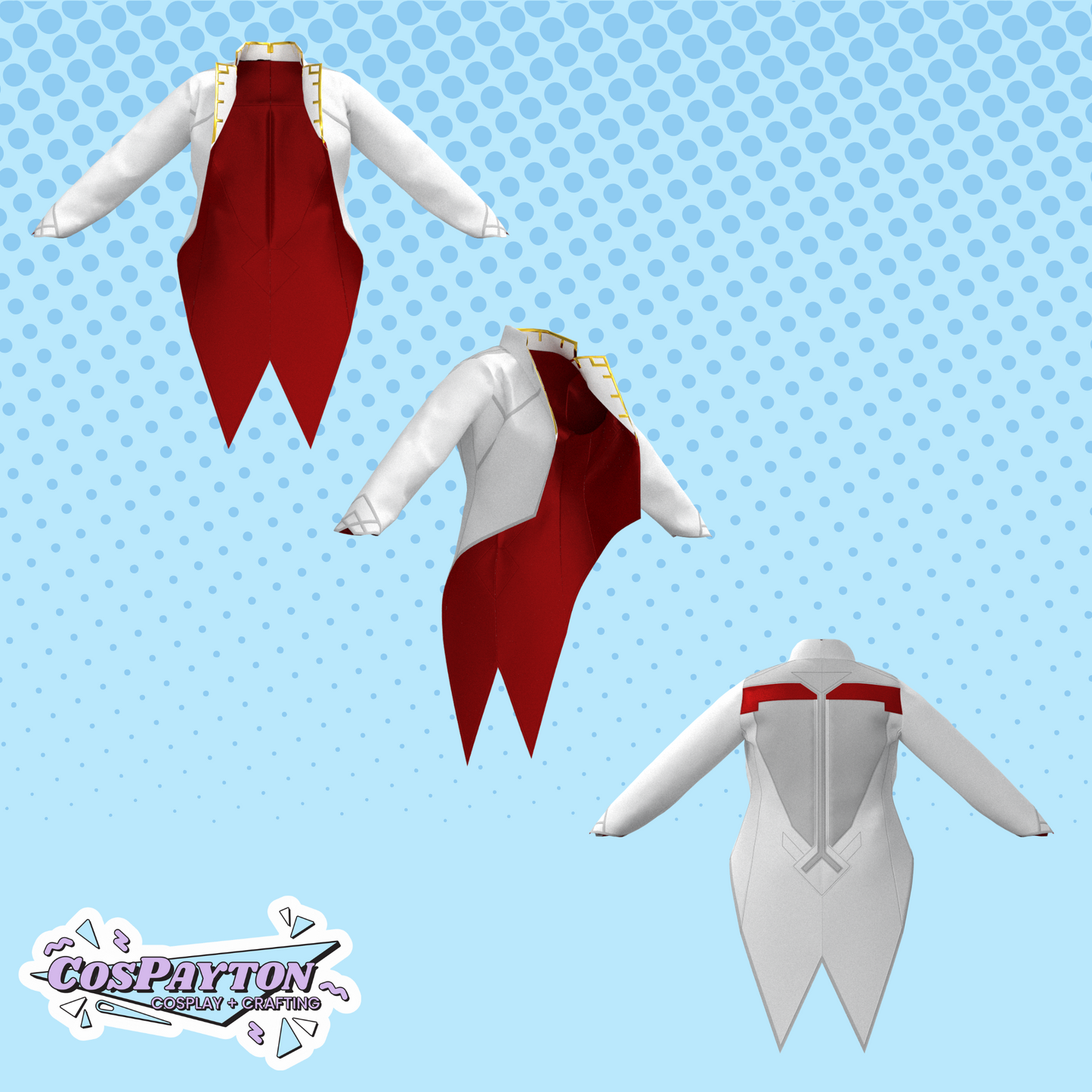Jayce Jacket and Vest PDF Cosplay Pattern Bundle | Arcane Inspired Printable Costume Pattern