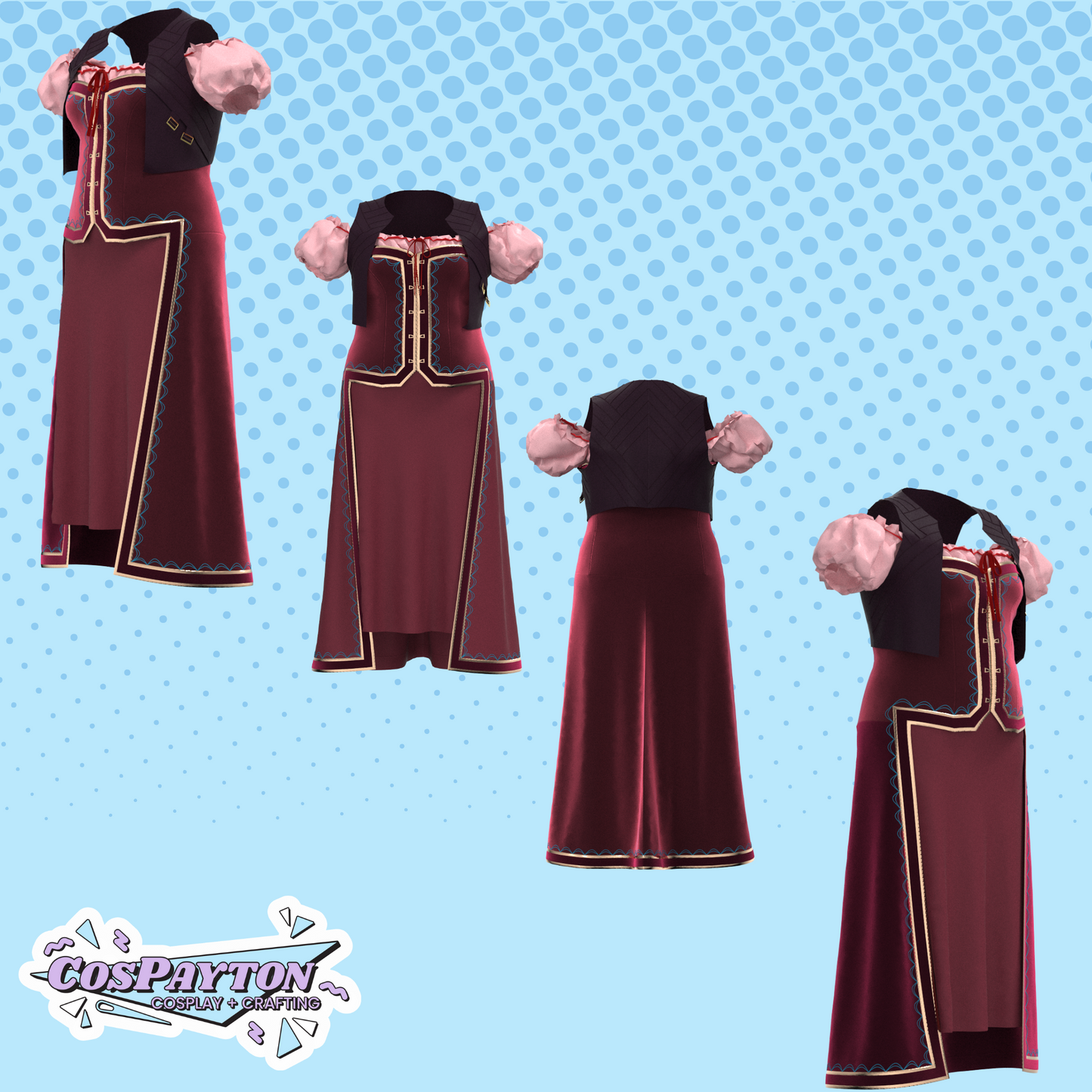 Reunion/Pirate Jester Lavorre Cosplay Pattern | Critical Role Inspired Printable Costume