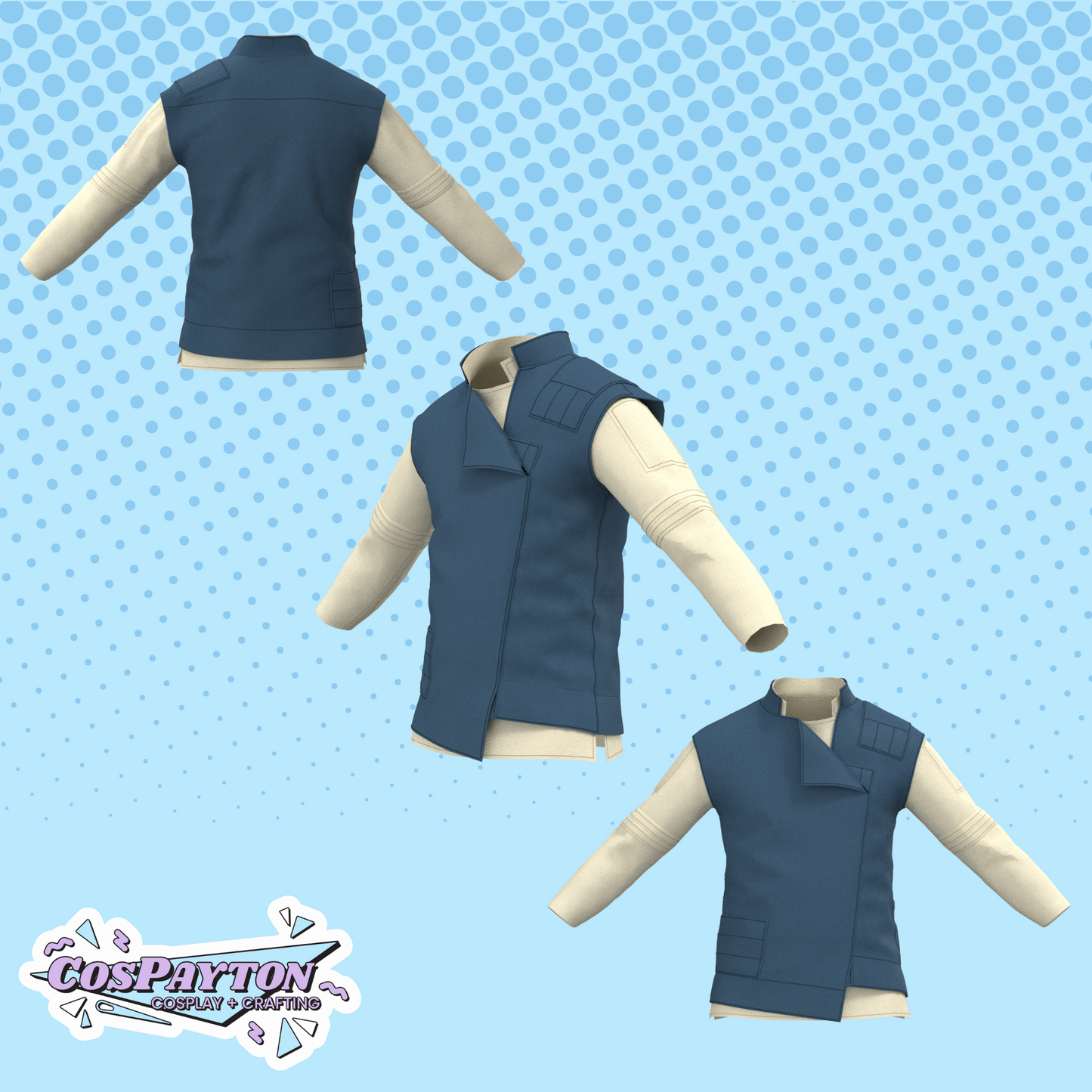 Cal Kestis PDF Cosplay Pattern | Jedi Survivor Inspired Printable Costume