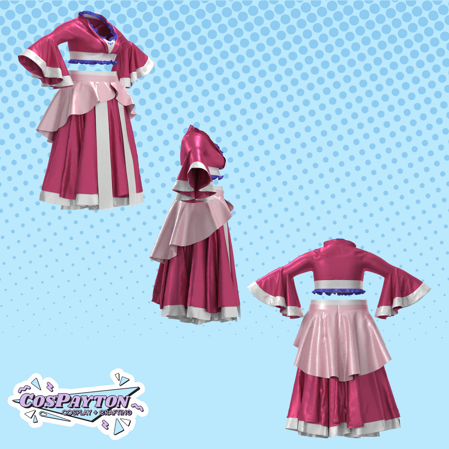 Maomao Dance Outfit Top and Skirt PDF Cosplay Pattern | The Apothecary Diaries Inspired Printable Costume Pattern