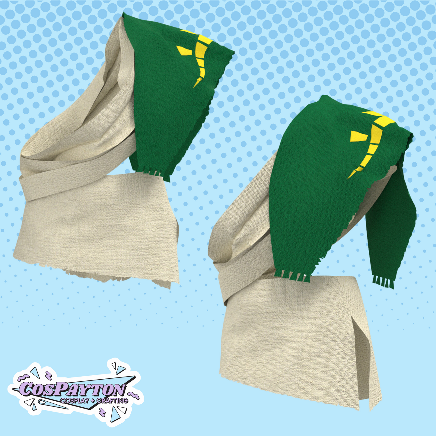 Tearful Kingdom Warrior Link Cosplay Pattern | TOTK Inspired Printable Costume