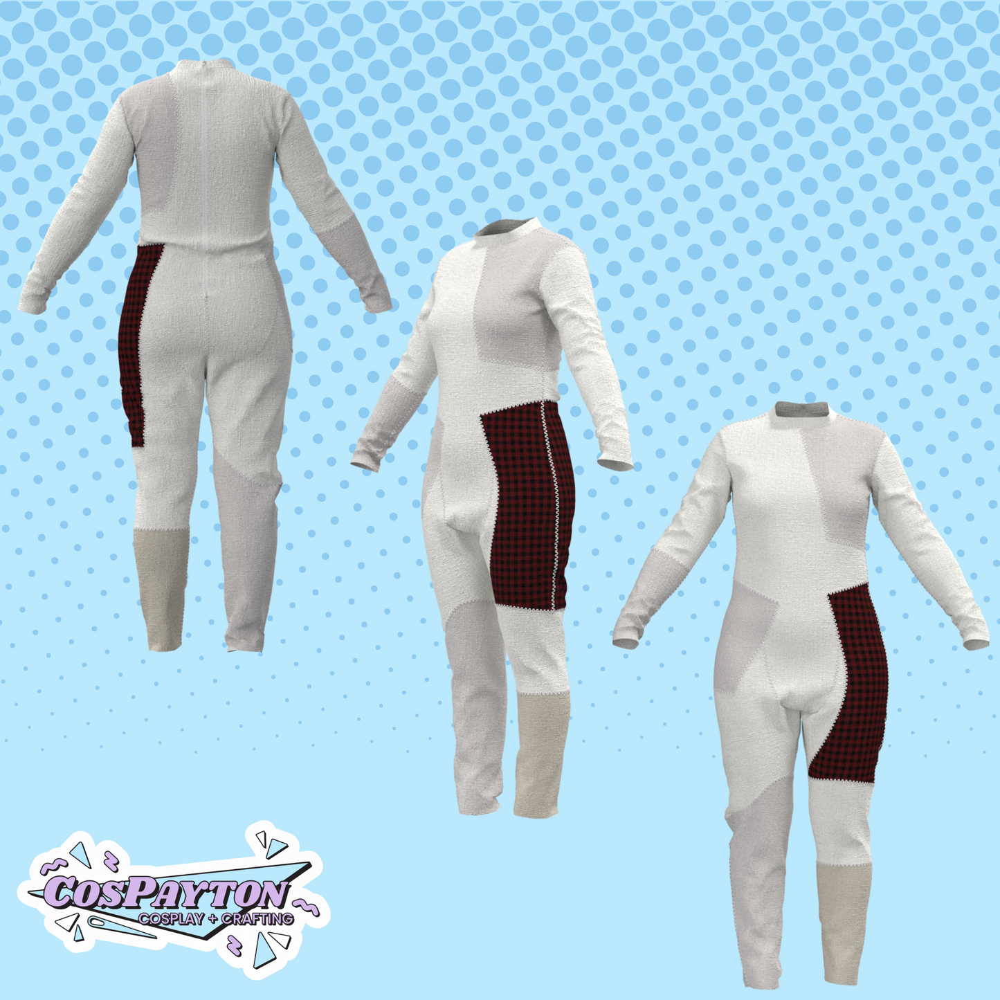 Vanny Bodysuit PDF Cosplay Pattern | FNAF Security Breach Inspired Printable Costume Pattern