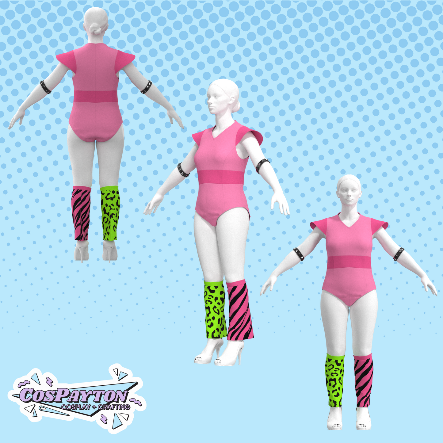 Glamrock Chica PDF Cosplay Pattern | Security Breach Inspired Printable