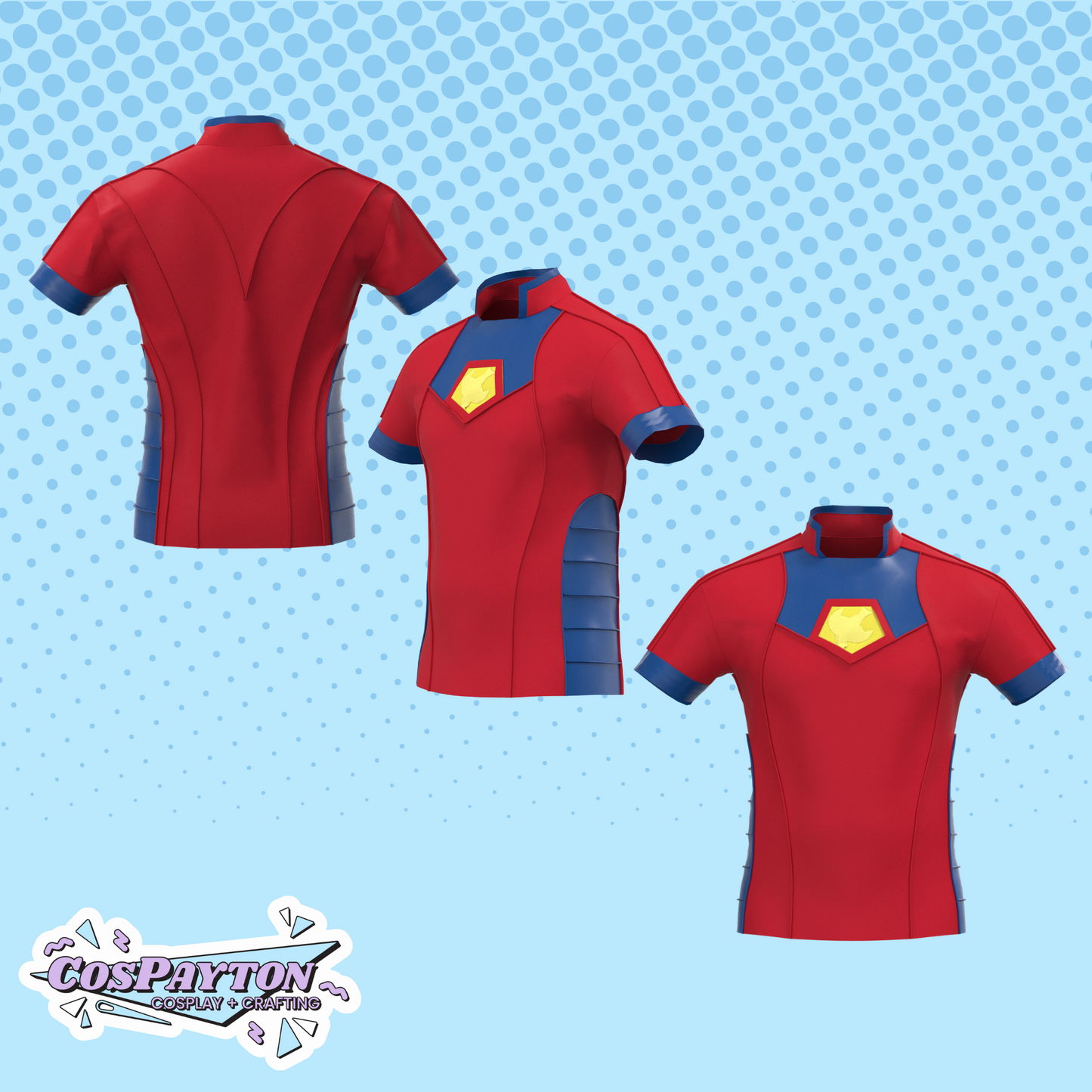 Peacemaker Shirt Cosplay Pattern | Peacemaker Inspired Printable PDF Costume