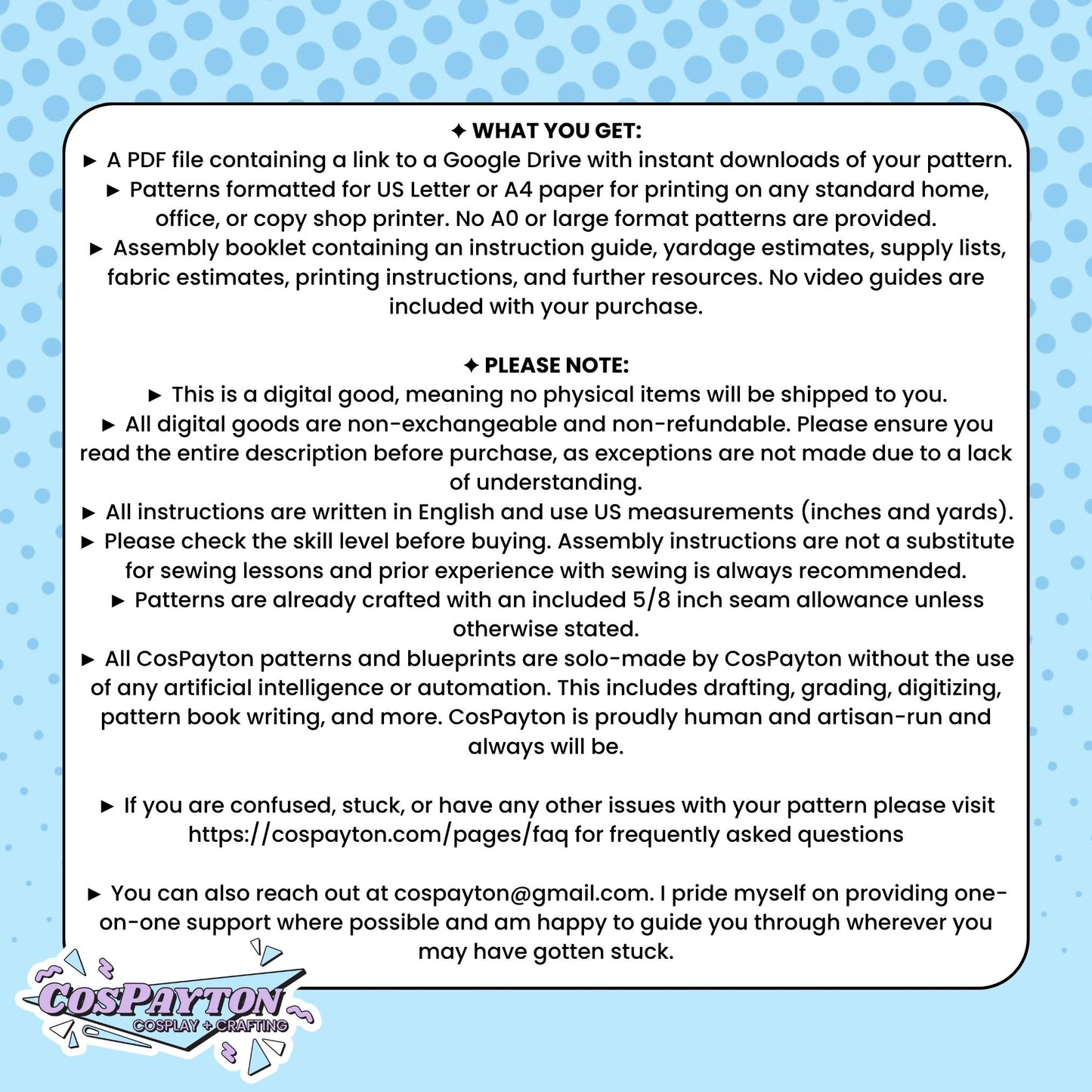 Hornet Cloak PDF Cosplay Pattern | Silksong/Hollow Knight Inspired Printable Costume Pattern