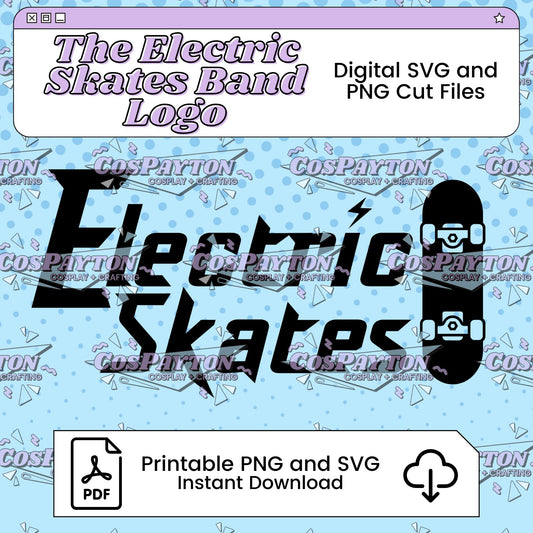 Electric Skates Band Logo Inspired by SpongeBob The Musical | PNG SVG Available