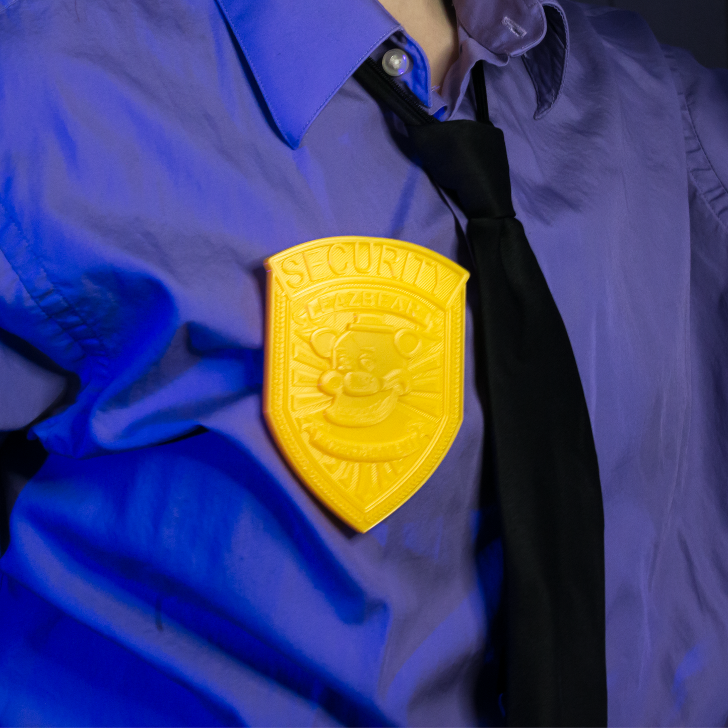 Freddy Fazbear's Pizza Security Badge 3D Printed Kit for Cosplay | Inspired by Five Nights at Freddy's