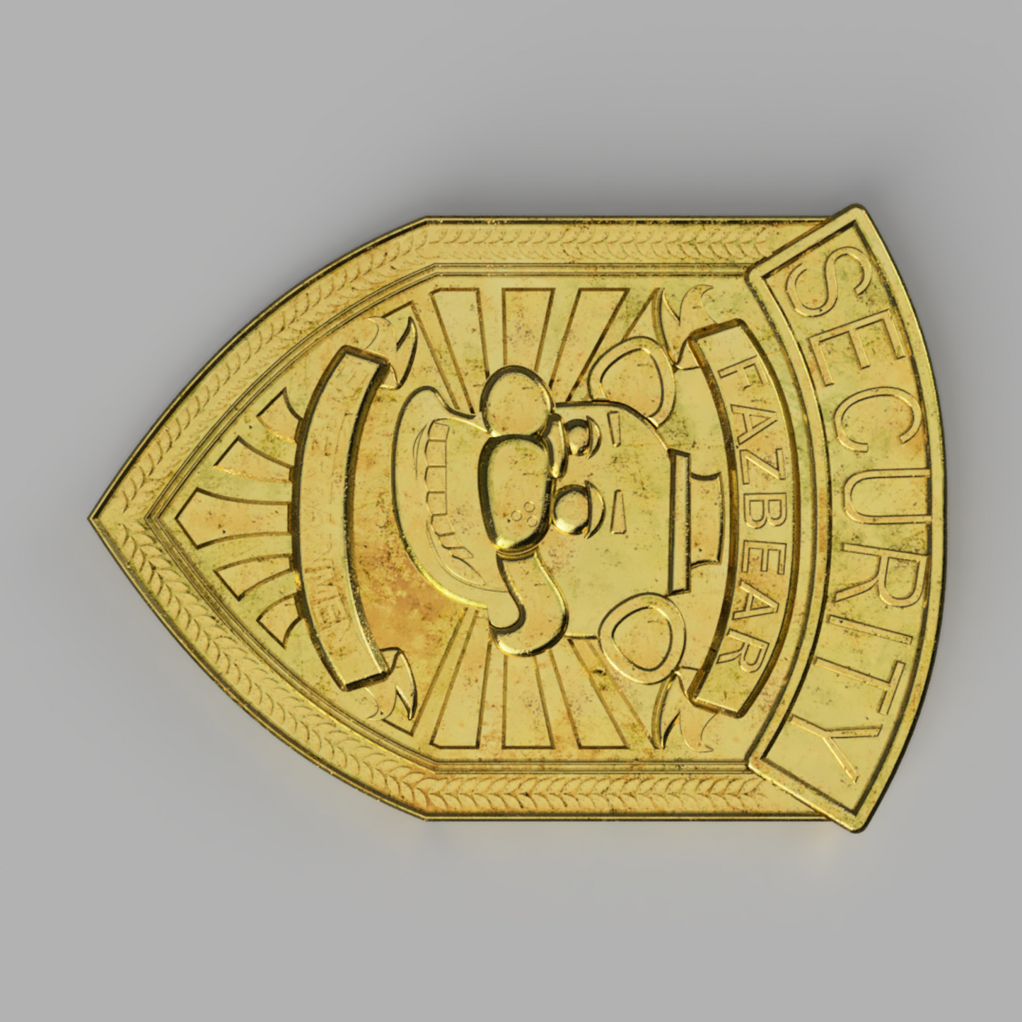 Freddy Fazbear's Pizza Security Badge 3D Printed Kit for Cosplay | Inspired by Five Nights at Freddy's