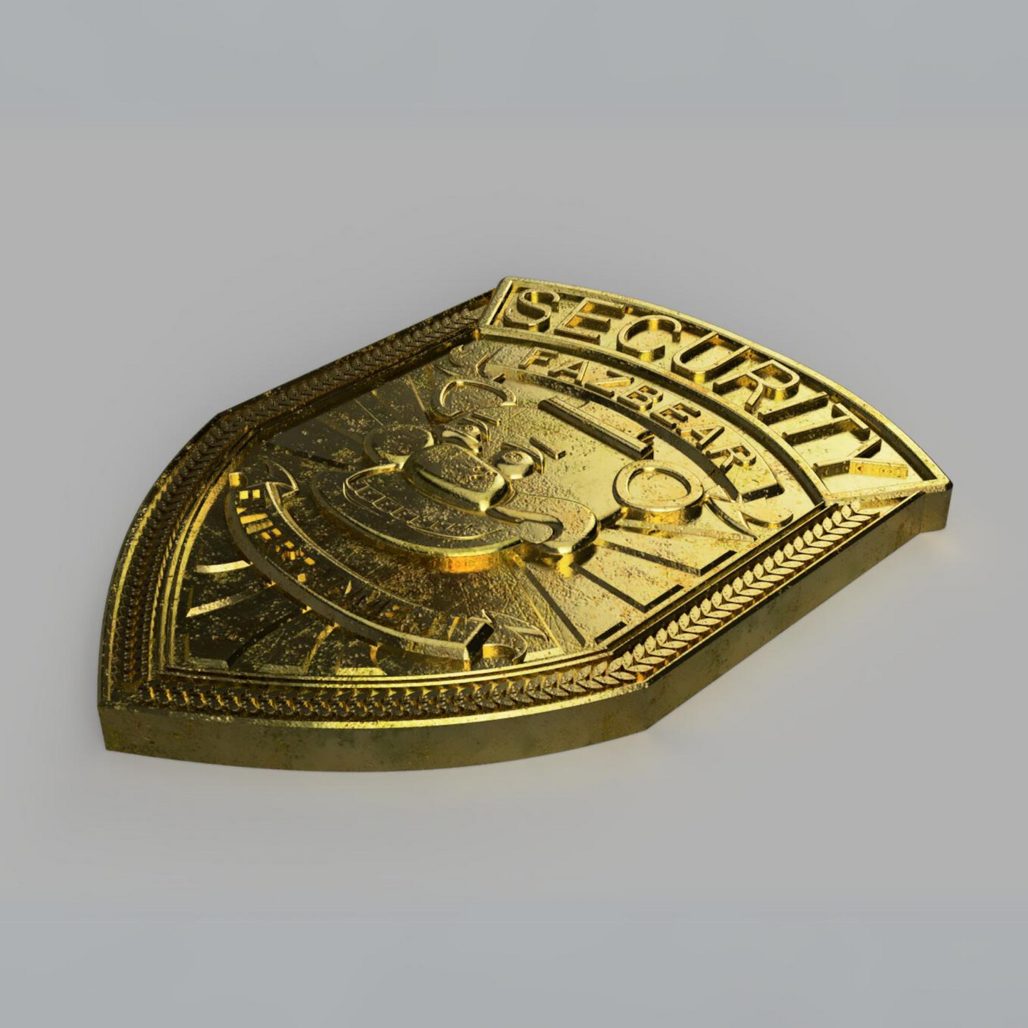 Freddy Fazbear's Pizza Security Badge 3D Printed Kit for Cosplay | Inspired by Five Nights at Freddy's