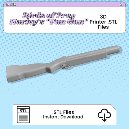 Harley Quinn Prop 3D Print File Inspired by Birds of Prey | STL for Cosplay