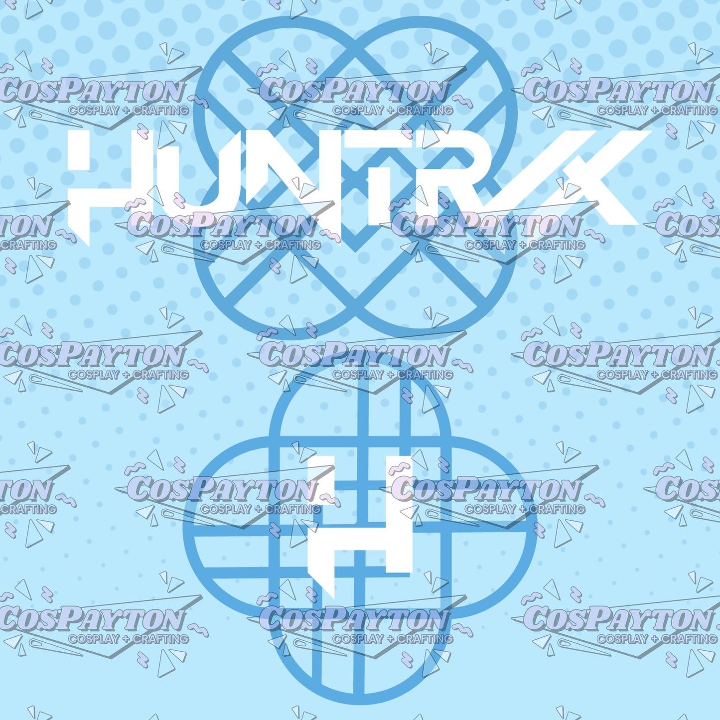 Huntrix Logo Cosplay Template Inspired by KPop Demon Hunters | PNG SVG Available