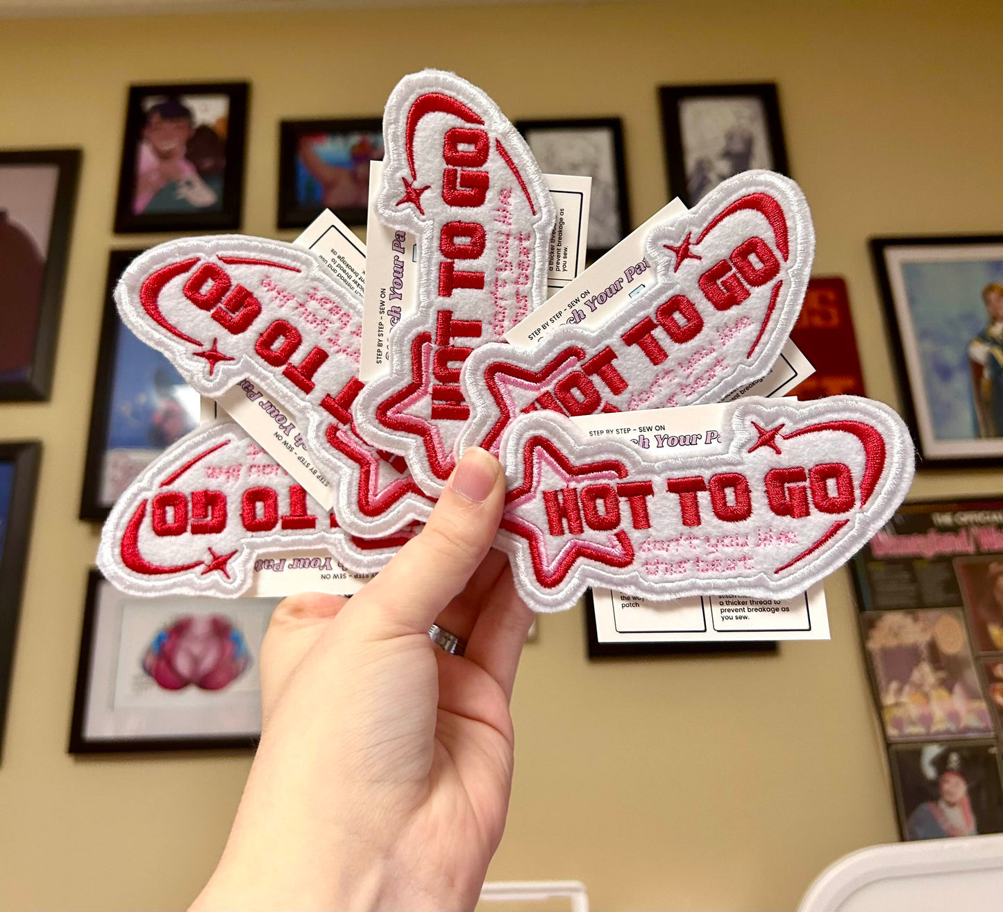 Hot to Go Embroidered Patch | Chappell Roan Inspired Merchandise