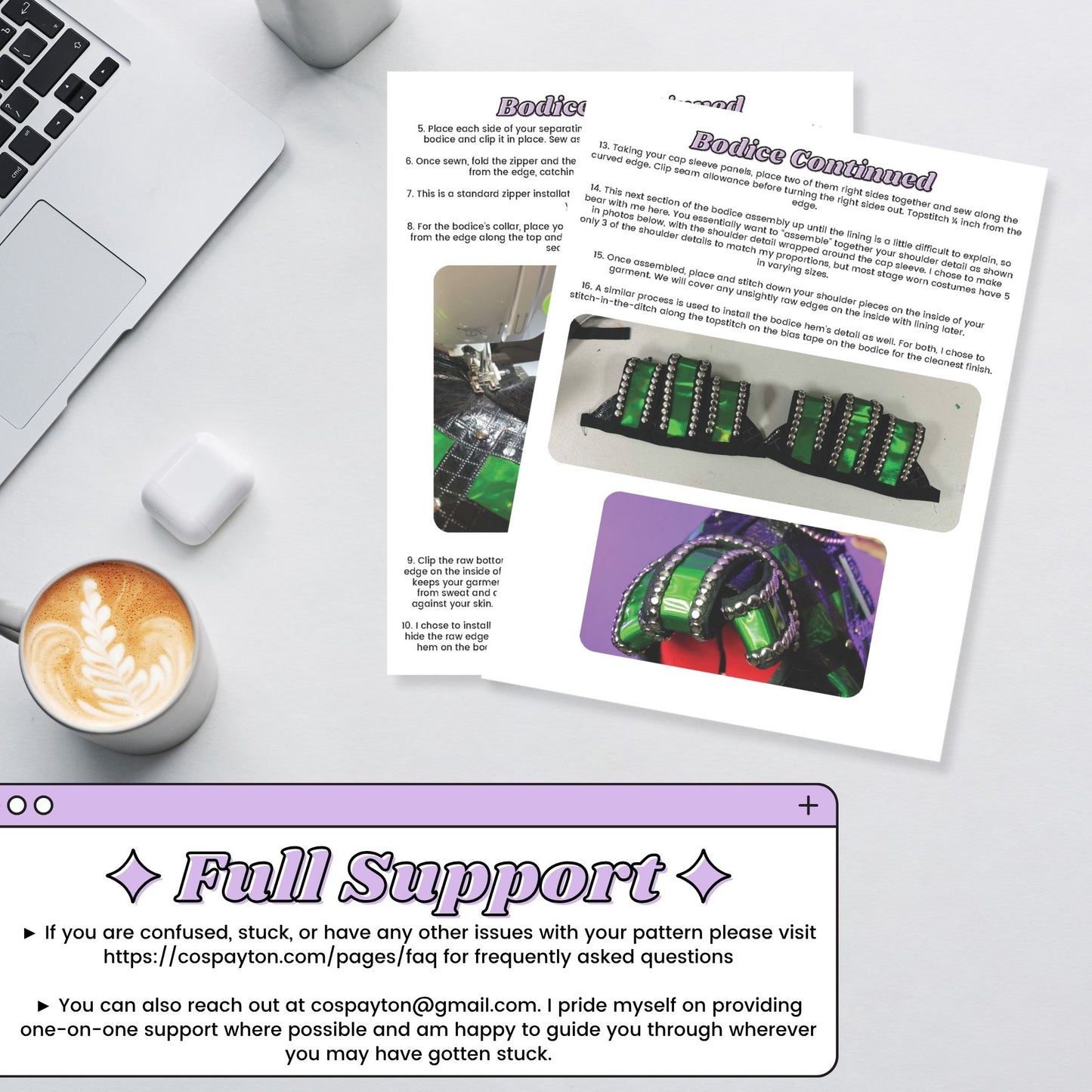 Rio Ranger Accessories PDF Cosplay Pattern | Your Turn to Die Inspired Printable Costume Pattern