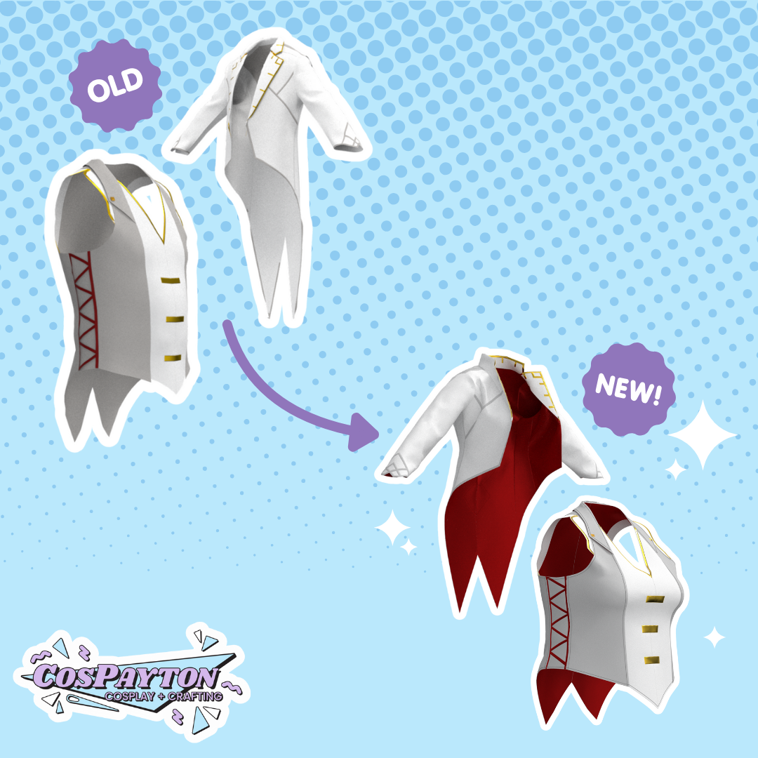 Jayce Vest PDF Cosplay Pattern | Arcane Inspired Printable Costume Pattern