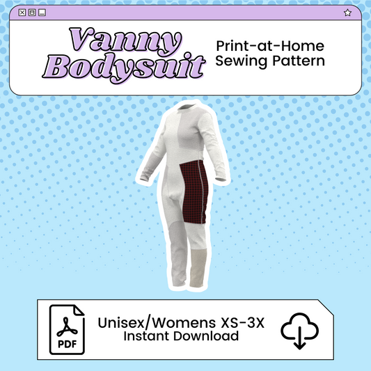 Vanny Bodysuit PDF Cosplay Pattern | FNAF Security Breach Inspired Printable Costume Pattern