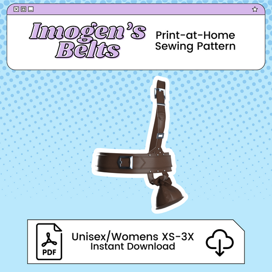Imogen's Belts PDF Cosplay Pattern | Critical Role Inspired Printable