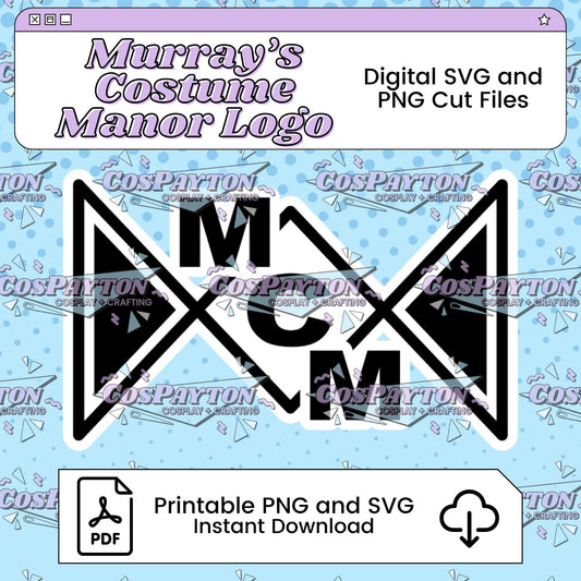 Murray's Costume Manor Logo Cosplay Template Inspired by Five Nights at Freddy's: Secret of the Mimic | PNG SVG Available