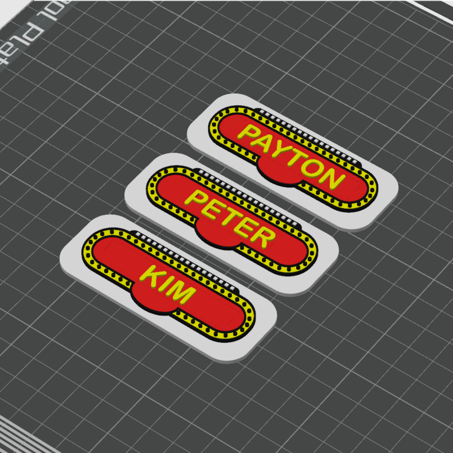 Freddy Fazbear's Nametag 3D Printed Kit for Cosplay | Inspired by Five Nights at Freddy's Movie