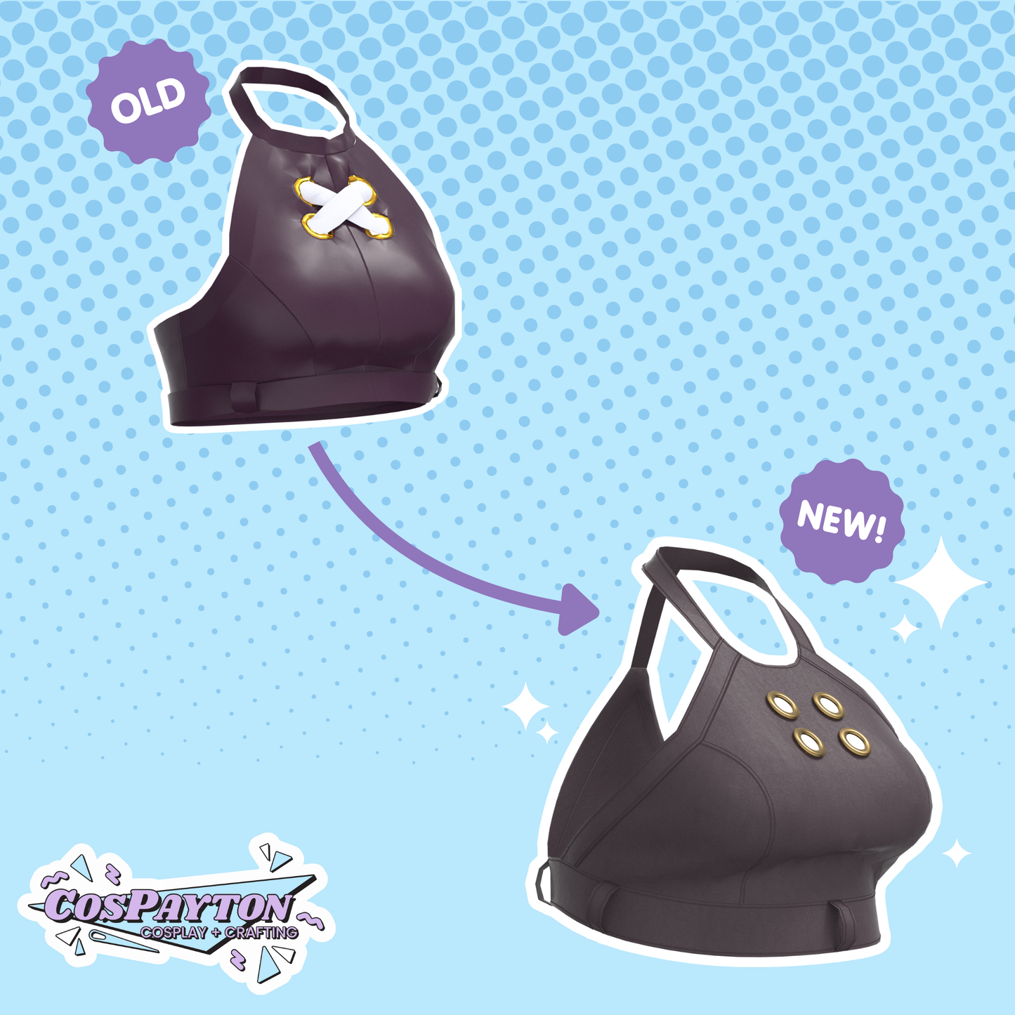 Jinx/Loose Cannon Halter Top PDF Cosplay Pattern | Arcane Inspired Printable Costume Pattern