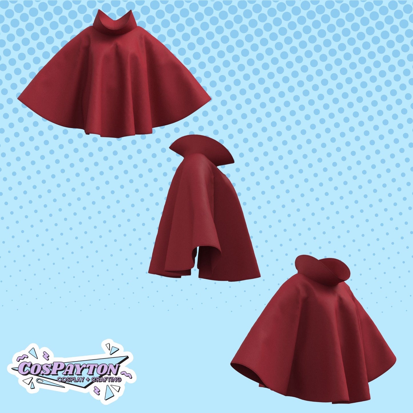 Hornet Cloak PDF Cosplay Pattern | Silksong/Hollow Knight Inspired Printable Costume Pattern