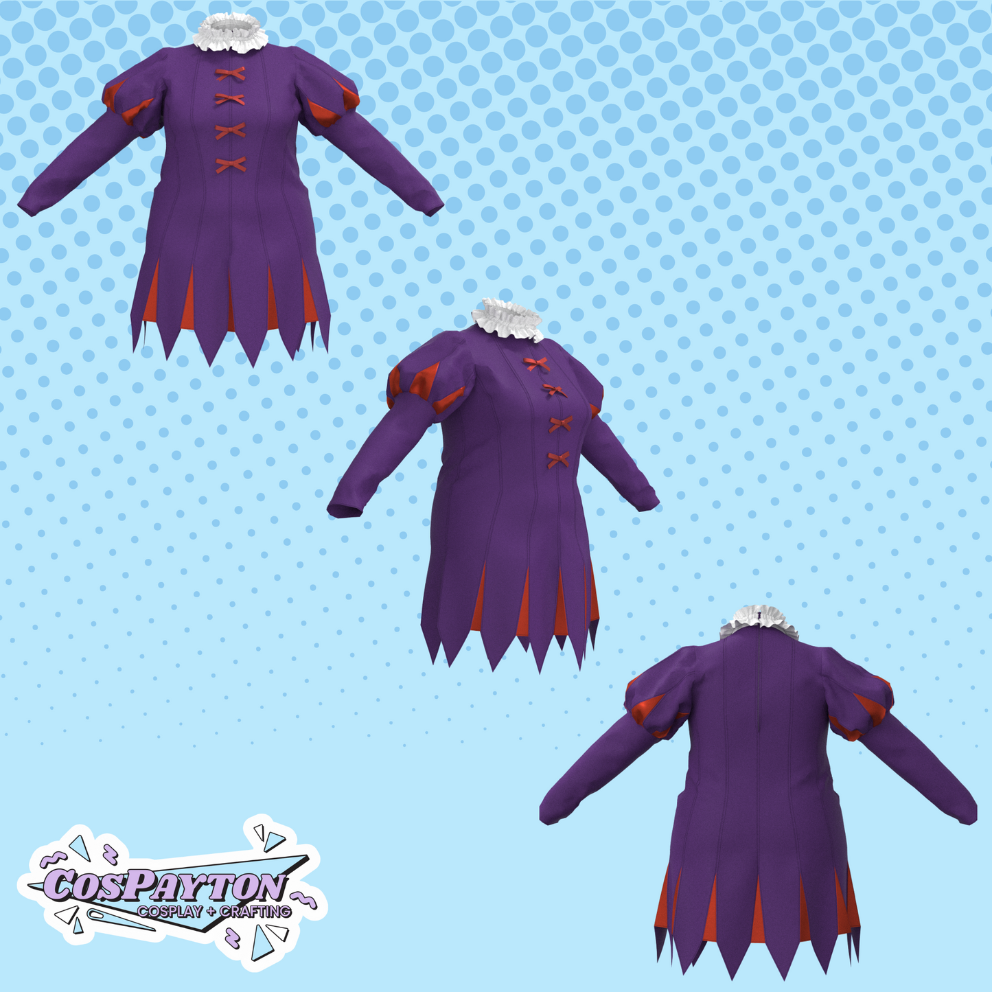 Thistle Lunatic Magician PDF Cosplay Pattern | Delicious in Dungeon/Dungeon Meshi Inspired Printable Costume Pattern