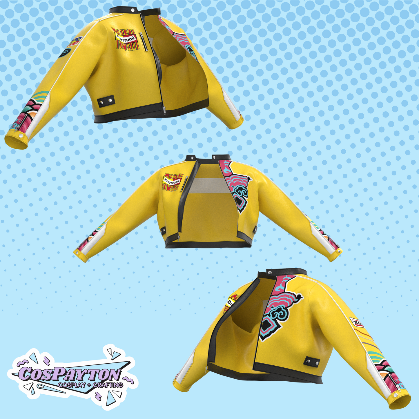 Rumi’s “How It's Done” Yellow Jacket PDF Cosplay Pattern | KPop Demon Hunters Inspired Printable Costume Pattern