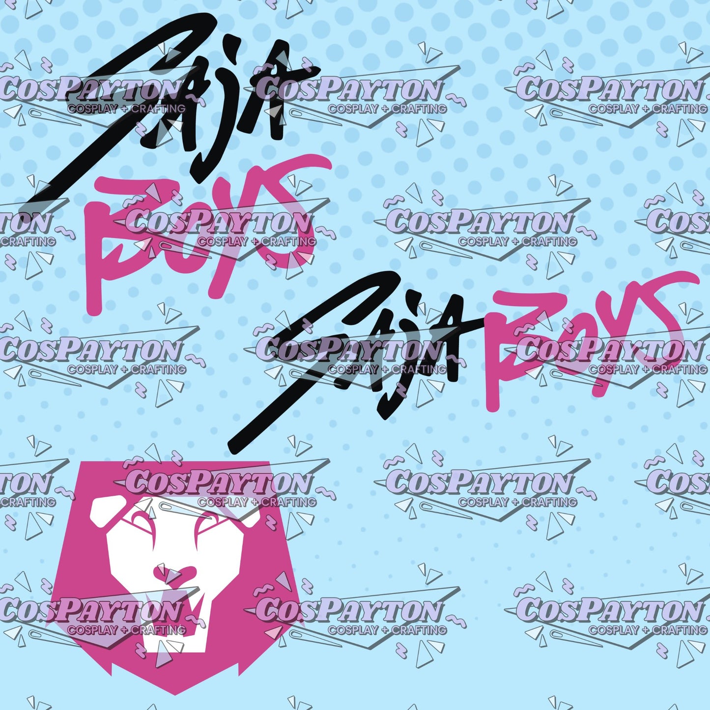 Saja Boys Logos Cosplay Template Inspired by KPop Demon Hunters | PNG SVG Available