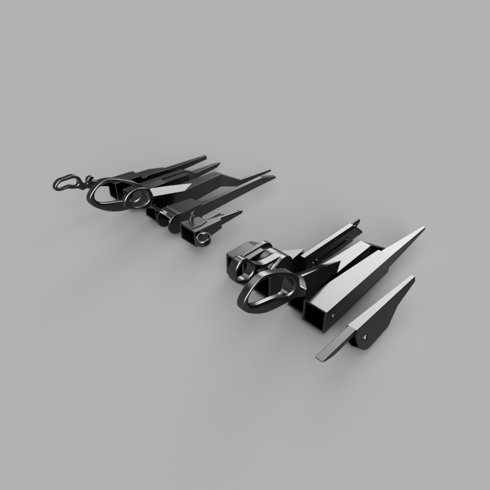 Edward Scissorhands Wearable Fingers 3D Print File Inspired by Edward Scissorhands | STL for Cosplay