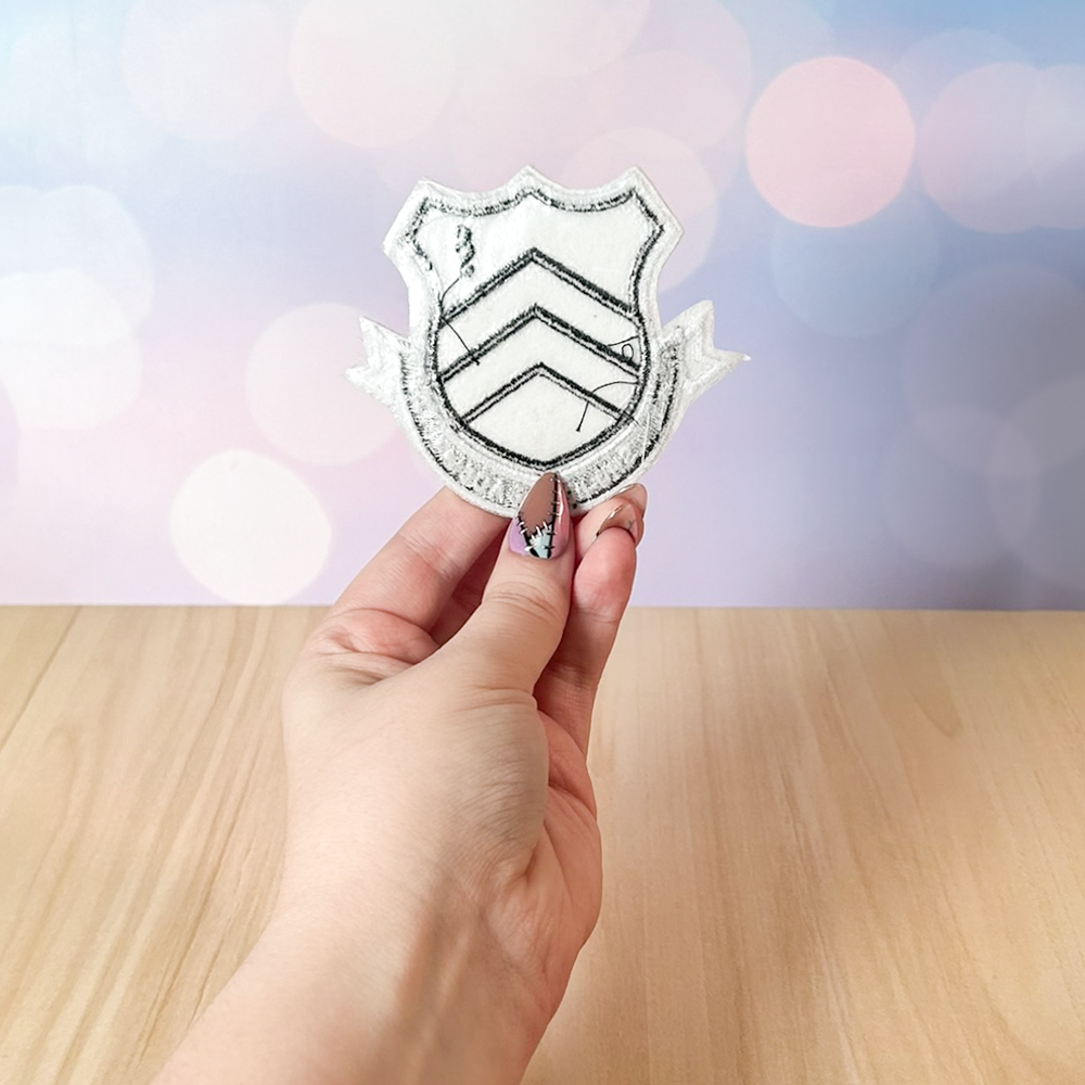 Shujin Academy School Patch | Persona 5 Inspired Cosplay Embroidered Patch