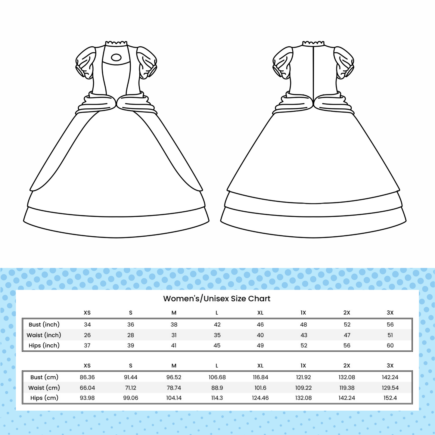 Peachy Princess Ballgown PDF Cosplay Pattern | Smash Bros Inspired Printable Costume Pattern
