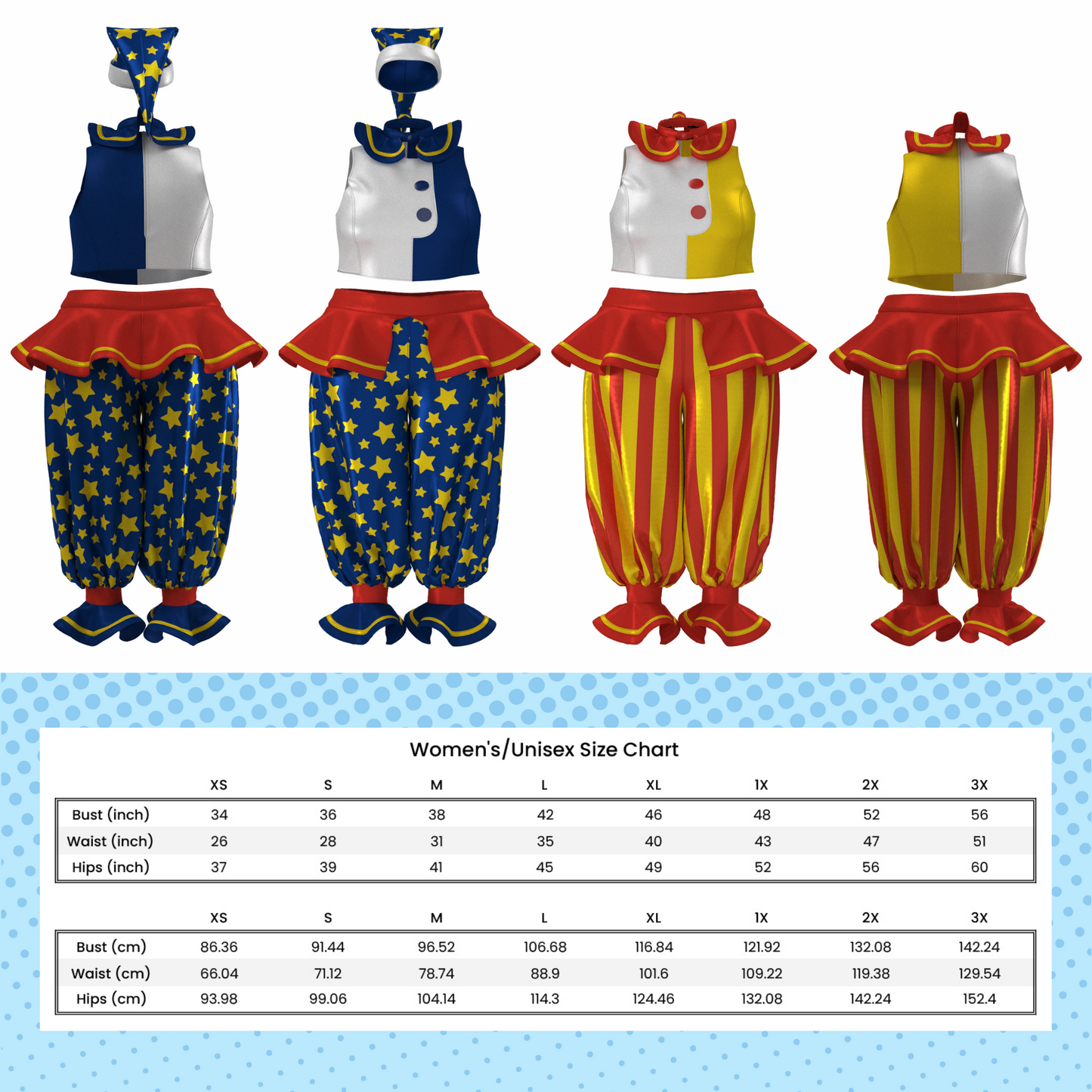 Sun and Moon PDF Cosplay Pattern | Five Nights at Freddy's Inspired Printable Costume Pattern
