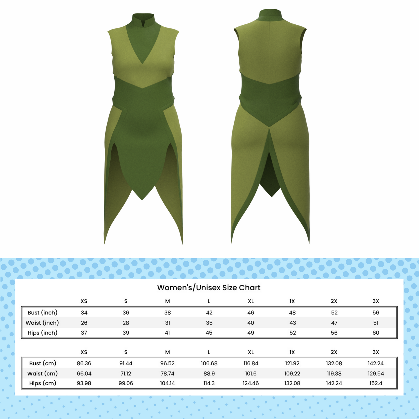 Keyleth Dress PDF Cosplay Pattern | Critical Role Inspired Printable Cosplay