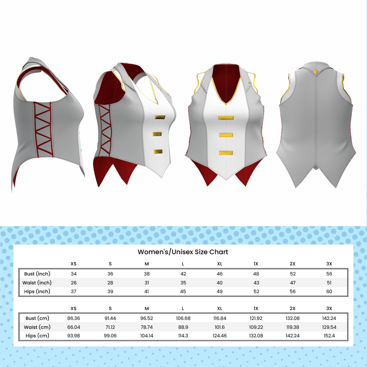 Jayce Jacket and Vest PDF Cosplay Pattern Bundle | Arcane Inspired Printable Costume Pattern