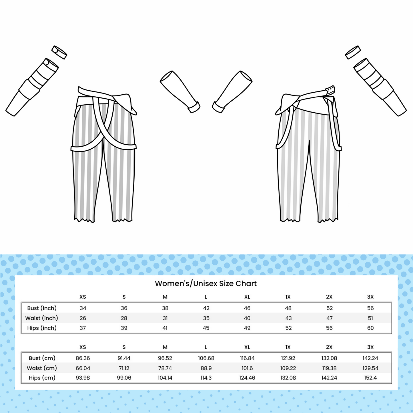 Jinx Accessories PDF Cosplay Pattern | Arcane Inspired Printable Costume Pattern