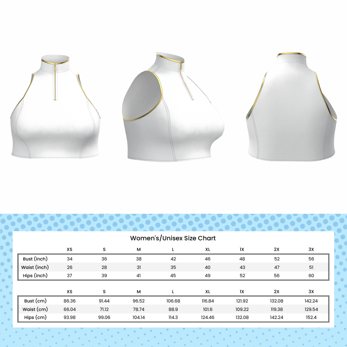 Rumi’s “Golden” White Tank Top PDF Cosplay Pattern | KPop Demon Hunters Inspired Printable Costume Pattern