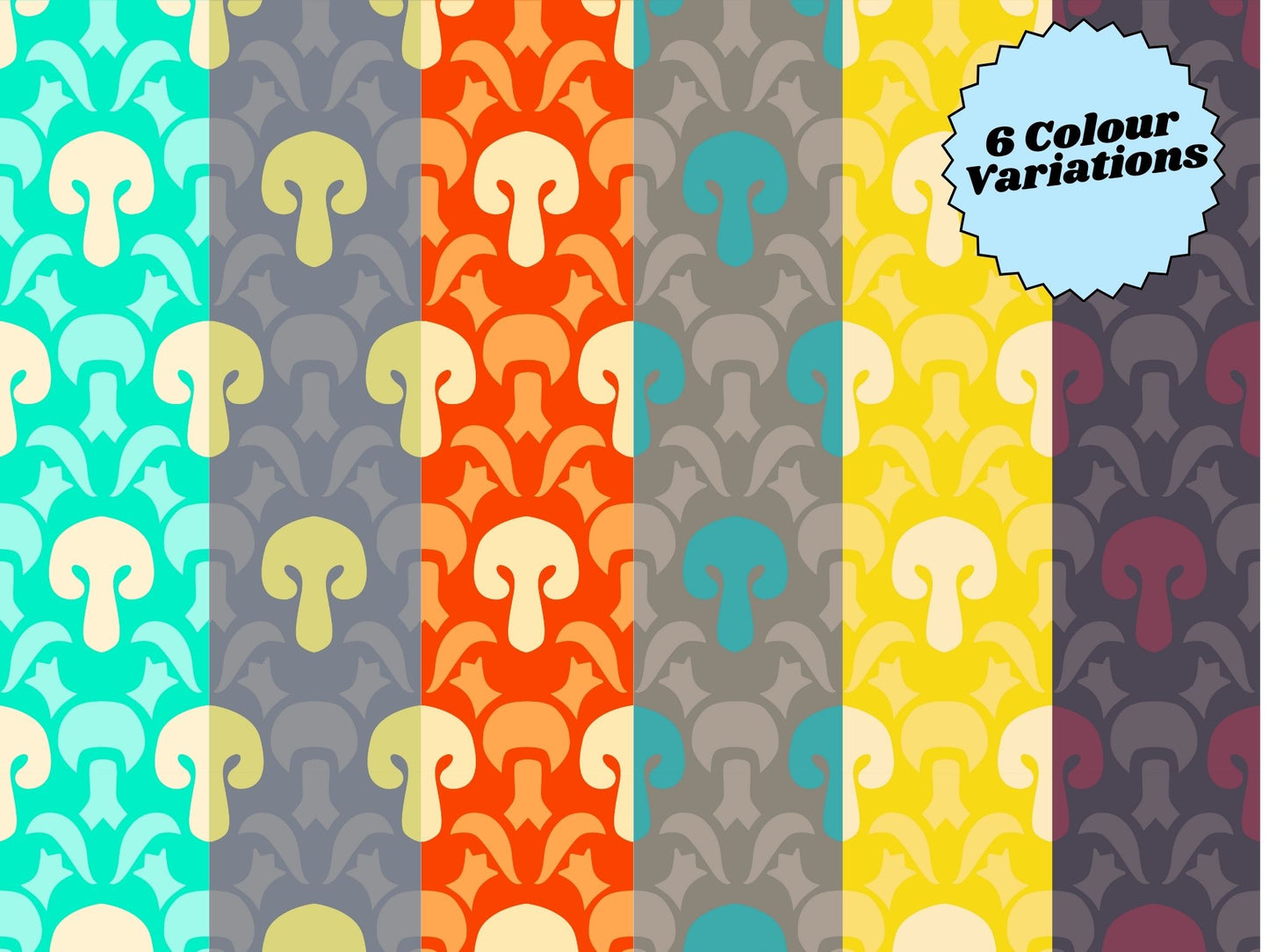 Cece's Mushroom Pattern Custom Printed Cosplay Fabric | Inspired by the Tearful Kingdom