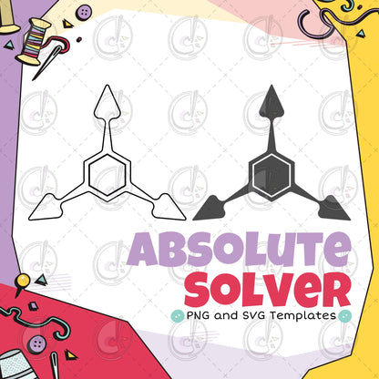 Absolute Solver Emblem Cosplay Template (Digital Download)