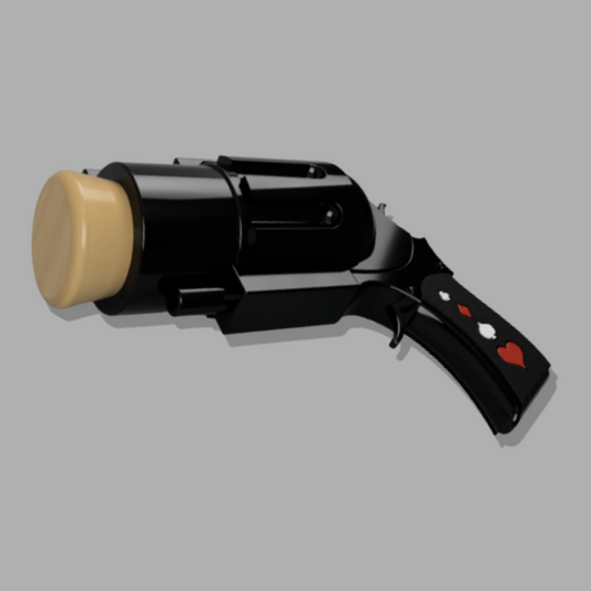 Harley Quinn Cork Gun 3D Printed Kit for Cosplay