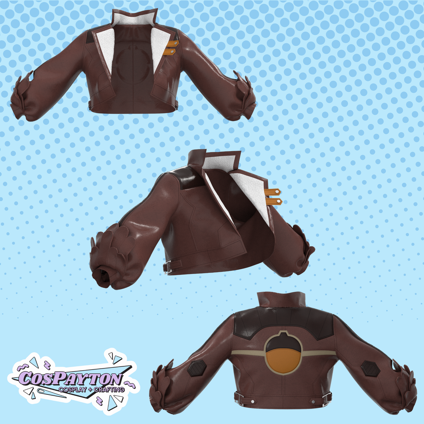 Squirrel Girl's Jacket PDF Cosplay Pattern | Marvel Rivals Inspired Printable Costume Pattern