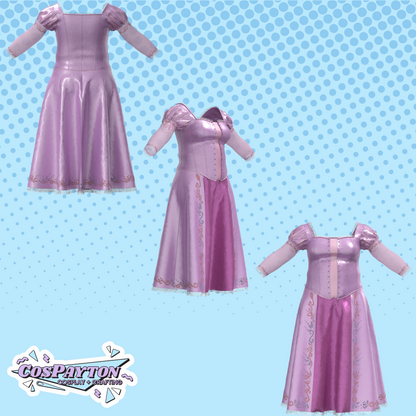 Princess Rapunzel PDF Cosplay Pattern | Tangled Inspired Printable Costume