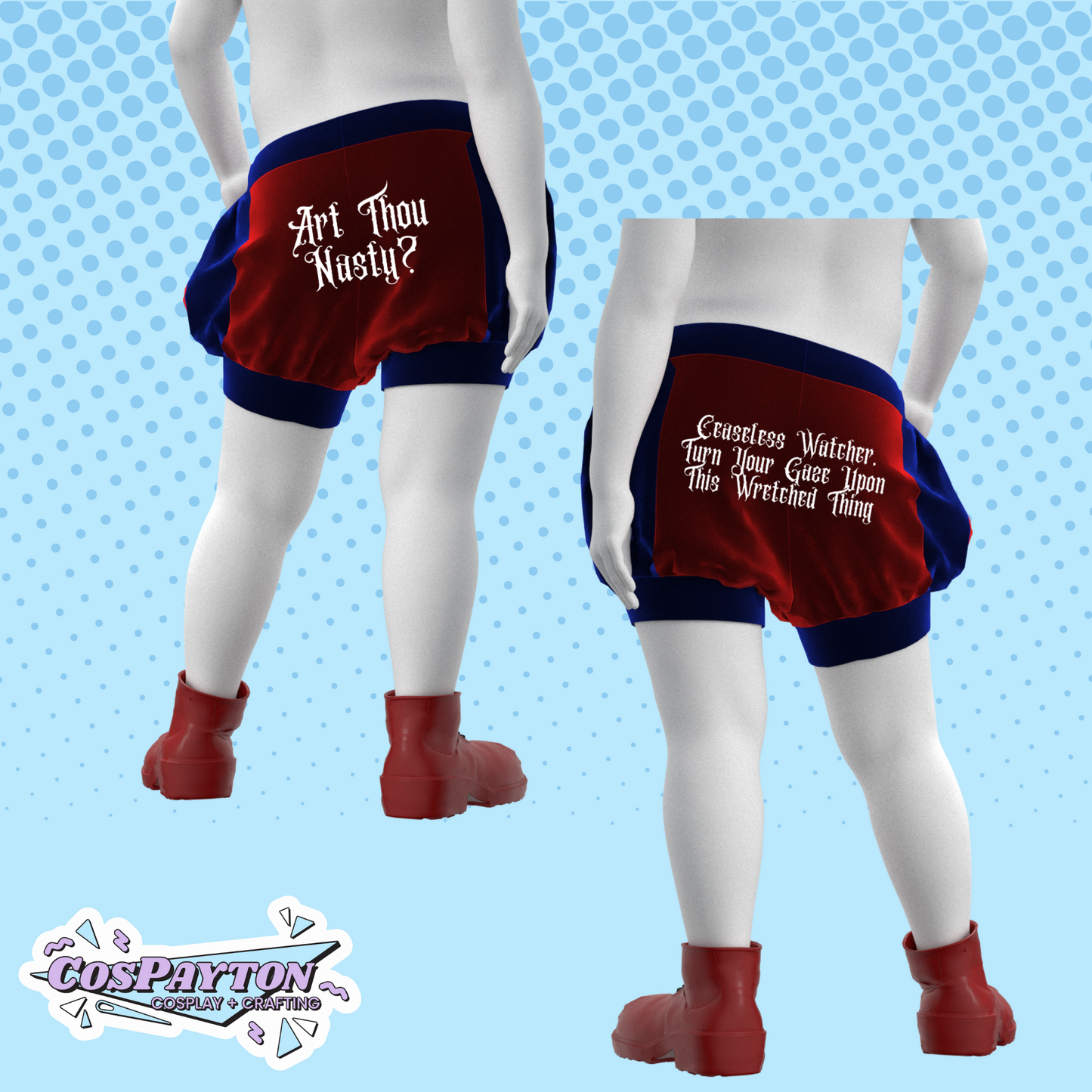 Medieval Booty Shorts PDF Cosplay Pattern | Customizable Bloomers | Printable Costume