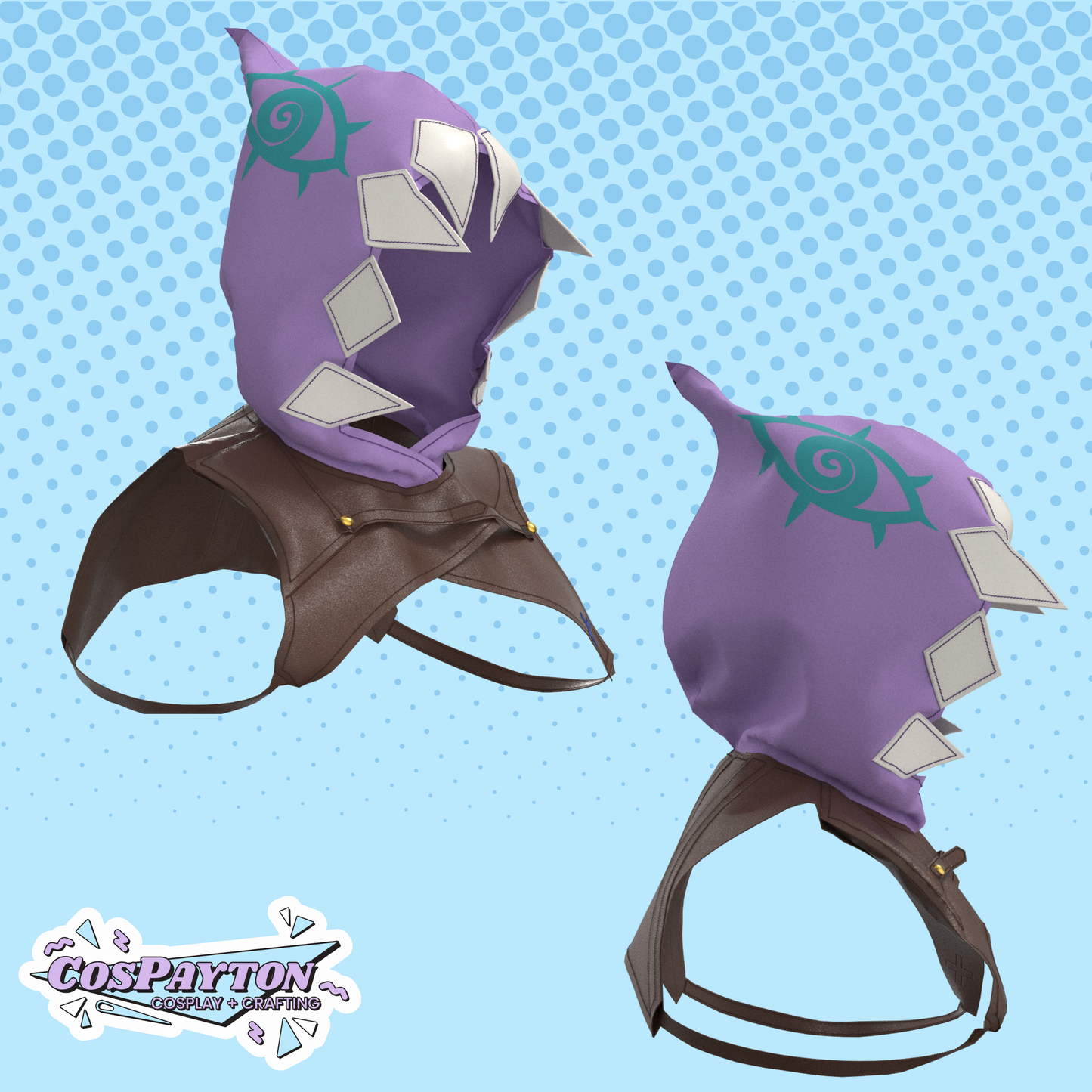 Jinx's Shark Hood PDF Cosplay Pattern | Arcane Inspired Printable Costume Pattern