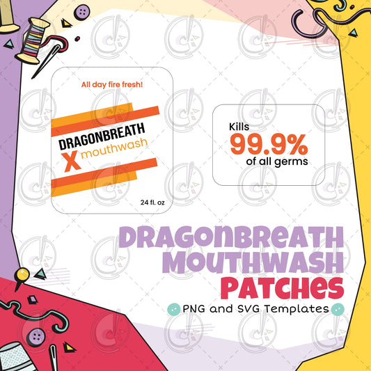 Dragonbreath Mouthwash Label Cosplay Template (Digital Download)