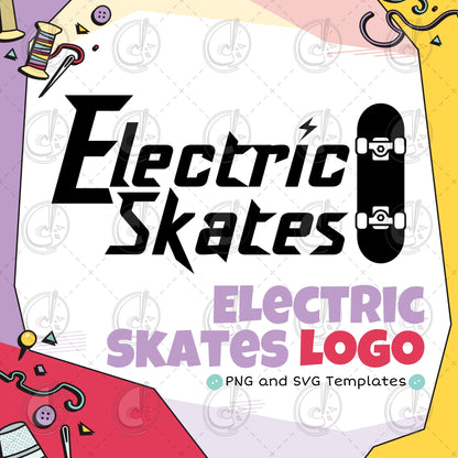 Electric Skates Band Logo Cosplay Template (Digital Download)