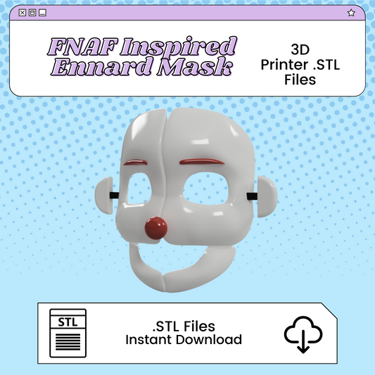 Ennard Mask 3D Print File Inspired by Five Nights at Freddy's | STL for Cosplay