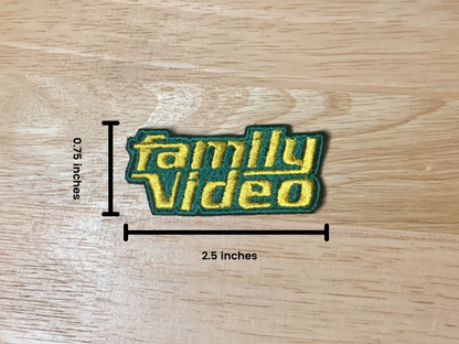 Family Video Cosplay Patch | Embroidered Iron on Applique