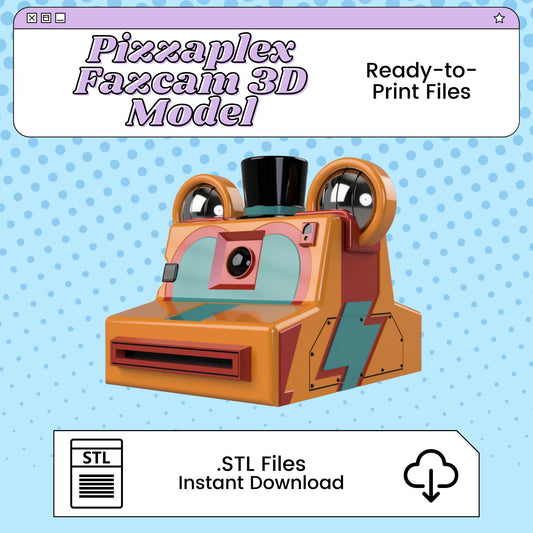 Fazcam 3D Print File Inspired by Five Nights at Freddy's: Security Breach | STL for Cosplay